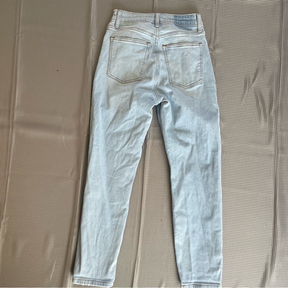 MOST COLLECTION Women’s Light Blue High Waist Mom Most Denim Jeans Size 25 - Picture 8 of 14